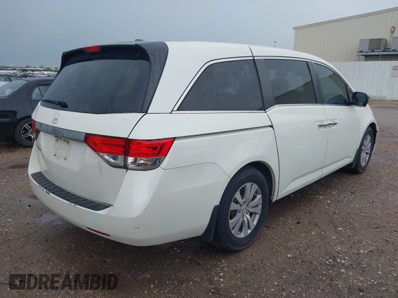 2015 Honda Odyssey EX-L z VIN 5FNRL5H63FB072731, wystawiony jako IAAI lot #42374915 z przebiegiem 224 635 mil mil oraz . Historia ofert i sprzedaży dostępna na DreamBid. Obrazek 4.