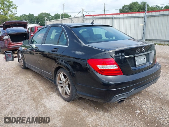 2014 Mercedes-Benz C 250 Sport with VIN WDDGF4HB8EG207833, listed as a IAAI auction lot 42636422 with 90,555 mi miles and . Bid and sale history available at DreamBid. Image 3.