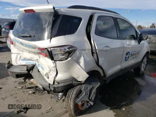 2020 Ford EcoSport SE with VIN MAJ6S3GL9LC322392, listed as a Copart auction lot 46105825 with 37,350 mi miles and Salvage Title. Bid and sale history available at DreamBid. Image 3.