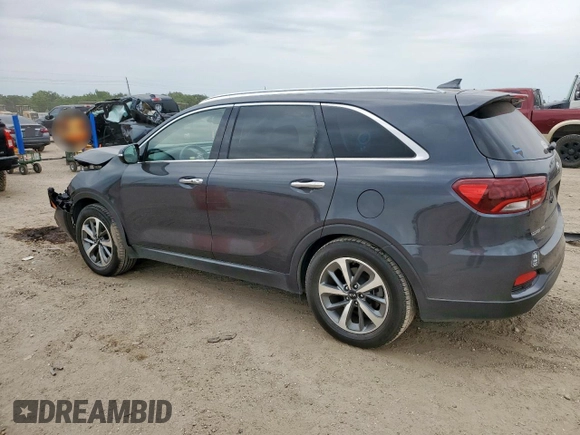 2019 Kia Sorento EX z VIN 5XYPH4A51KG457907, wystawiony jako Copart lot #57686505 z przebiegiem 54 755 mil mil oraz Szkoda całkowita • Salvage title. Historia ofert i sprzedaży dostępna na DreamBid. Obrazek 2.