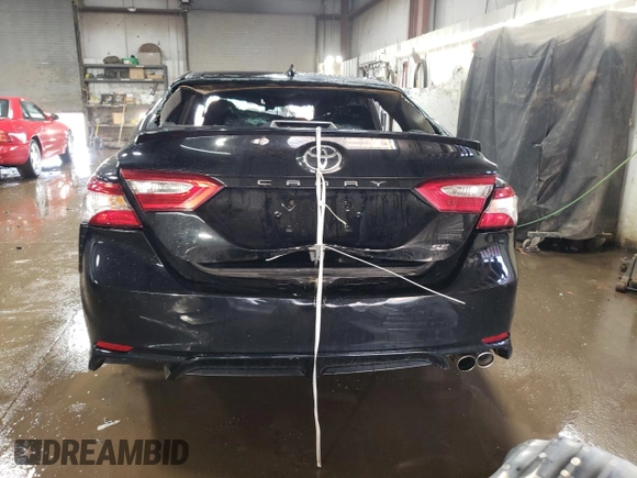 2020 Toyota Camry SE with VIN 4T1G11AK8LU893089, listed as a Copart auction lot 45344815 with 0 mi miles and Salvage Title. Bid and sale history available at carsss.com. Image 6.