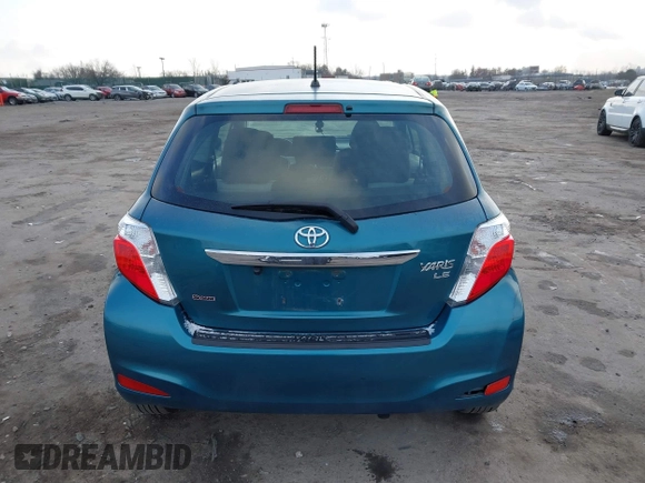 2013 Toyota Yaris L with VIN JTDJTUD38DD553999, listed as a IAAI auction lot 41642903 with 75,795 mi miles. Bid and sale history available at carsss.com. Image 16.