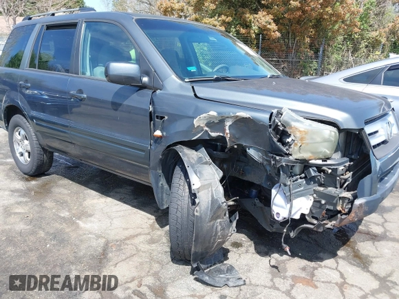 2006 Honda Pilot EX with VIN 2HKYF18416H529290, listed as a IAAI auction lot 41915915 with 135,385 mi miles and . Bid and sale history available at DreamBid. Image 6.