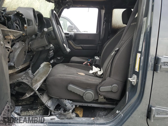 2018 Jeep Wrangler JK Unlimited Sport S with VIN 1C4BJWDG1JL871201, listed as a Copart auction lot 66026884 with 0 mi miles and Non Repairable. Bid and sale history available at carsss.com. Image 7.