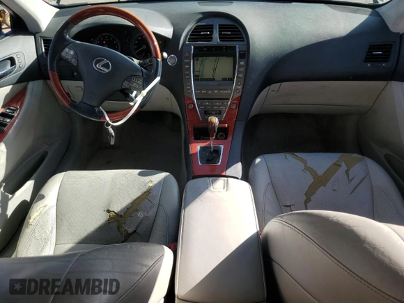 2007 Lexus ES 350 with VIN JTHBJ46G172023849, listed as a Copart auction lot 51713655 with 159,168 mi miles and Salvage Title. Bid and sale history available at carsss.com. Image 8.
