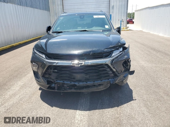 2025 Chevrolet Blazer RS z VIN 3GNKBERSXSS191207, wystawiony jako Copart lot #60228005 z przebiegiem 1 683 mil mil oraz Szkoda całkowita • Salvage title. Historia ofert i sprzedaży dostępna na DreamBid. Obrazek 5.