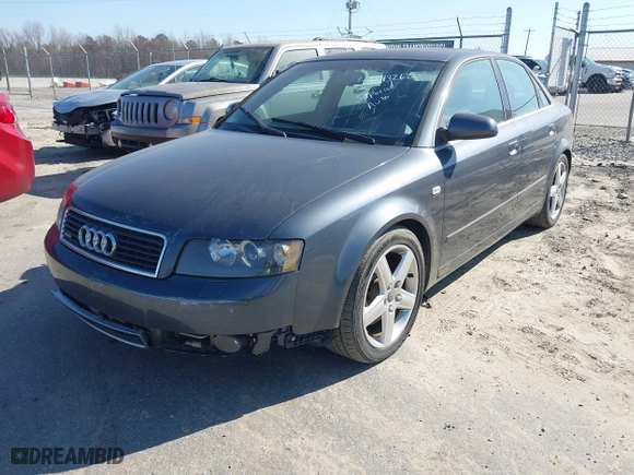 2005 Audi A4 3.0L with VIN WAULT68E35A006168, listed as a IAAI auction lot 41843262 with 125,218 mi miles. Bid and sale history available at carsss.com. Image 13.