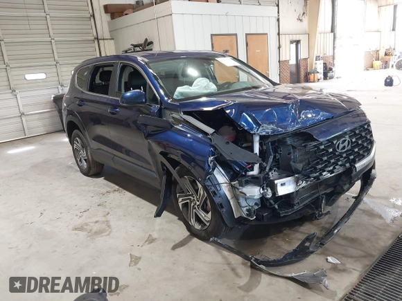 2023 Hyundai Santa Fe SE z VIN 5NMS1DAJ3PH592136, wystawiony jako IAAI lot #42263727 z przebiegiem 21 102 mil mil oraz . Historia ofert i sprzedaży dostępna na DreamBid. Obrazek 1.