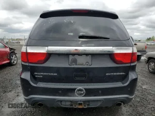 2011 Dodge Durango Citadel with VIN 1D4SE5GT6BC593634, listed as a Copart auction lot 52815705 with 146,725 mi miles and Clean Title. Bid and sale history available at carsss.com. Image 6.