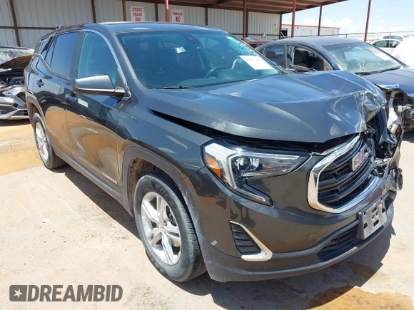 2021 GMC Terrain SLE with VIN 3GKALMEV2ML329920, listed as a IAAI auction lot 42227363 with 65,312 mi miles and . Bid and sale history available at DreamBid. Image 1.