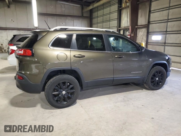 2015 Jeep Cherokee Limited with VIN 1C4PJMDS7FW563311, listed as a Copart auction lot 55268115 with 154,985 mi miles and Clean Title. Bid and sale history available at carsss.com. Image 3.
