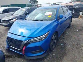 2020 Nissan Sentra SV with VIN 3N1AB8CVXLY295948, listed as a IAAI auction lot 41662642 with 77,629 mi miles. Bid and sale history available at carsss.com. Image 12.