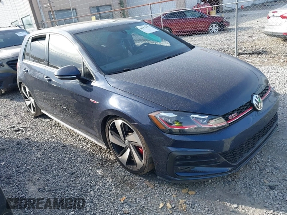 2019 Volkswagen GTI S z VIN 3VW5T7AU9KM031316, wystawiony jako IAAI lot #41377435 z przebiegiem Nie podano mil oraz . Historia ofert i sprzedaży dostępna na DreamBid. Obrazek 1.
