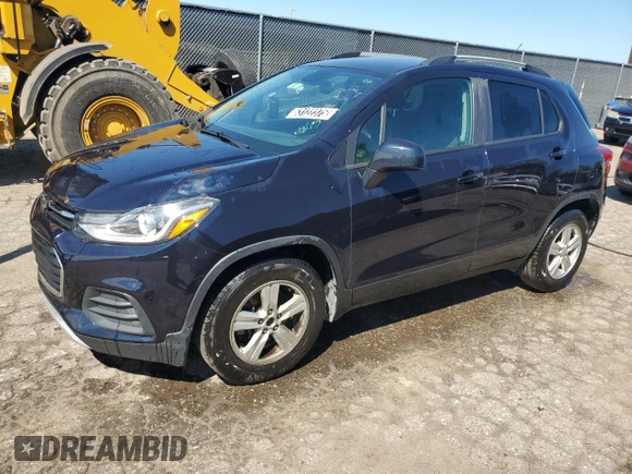 2021 Chevrolet Trax LT with VIN KL7CJLSB1MB314807, listed as a Copart auction lot 63122375 with 121,437 mi miles and Clean title. Bid and sale history available at DreamBid. Image 1.