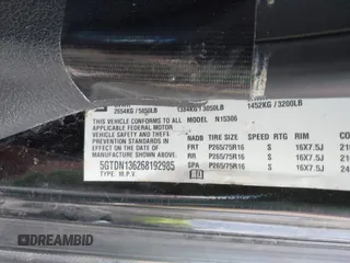 2006 Hummer H3 with VIN 5GTDN136268192985, listed as a IAAI auction lot 42211862 with 206,223 mi miles and . Bid and sale history available at DreamBid. Image 9.