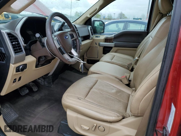 2018 Ford F-150 XL with VIN 1FTEW1EP0JKF12413, listed as a Copart auction lot 54710955 with 190,931 mi miles and Clean title. Bid and sale history available at DreamBid. Image 7.