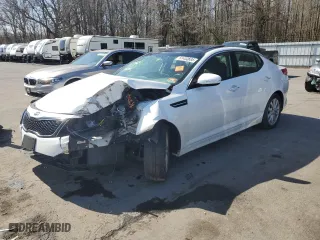 2015 Kia Optima EX with VIN 5XXGN4A79FG510437, listed as a Copart auction lot 51452685 with 0 mi miles and Salvage Title. Bid and sale history available at carsss.com. Image 1.