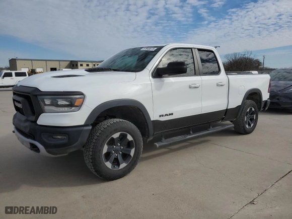 2019 Ram 1500 Rebel with VIN 1C6SRFET6KN841001, listed as a Copart auction lot 87845575 with 68,075 mi miles and Salvage Title. Bid and sale history available at carsss.com. Image 1.