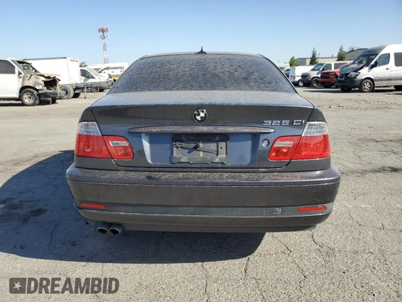 2006 BMW 3 Series 325Ci with VIN WBABD33406PM51200, listed as a Copart auction lot 71806144 with 121,350 mi miles and Salvage Title. Bid and sale history available at carsss.com. Image 6.
