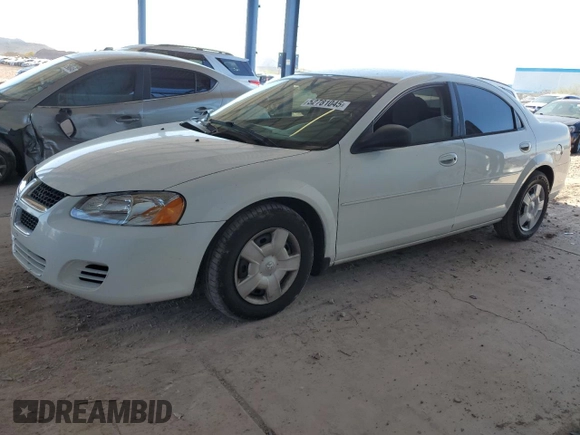 2005 Dodge Stratus SXT z VIN 1B3EL46XX5N601131, wystawiony jako Copart lot #52781045 z przebiegiem 129 089 mil mil oraz Szkoda całkowita • Salvage title. Historia ofert i sprzedaży dostępna na DreamBid. Obrazek 1.