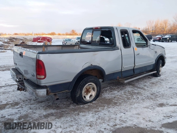 1999 Ford F-150 XL with VIN 1FTRX18LXXNA44916, listed as a IAAI auction lot 41322276 with 1 mi miles. Bid and sale history available at carsss.com. Image 4.
