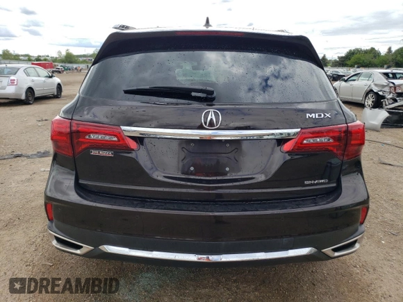 2018 Acura MDX Advance с VIN 5J8YD4H94JL000943, выставлен на аукционе Copart как лот 57906645 с пробегом 80 251 миль миль и Списание • Salvage title. История ставок и продаж доступна на DreamBid. Изображение 6.