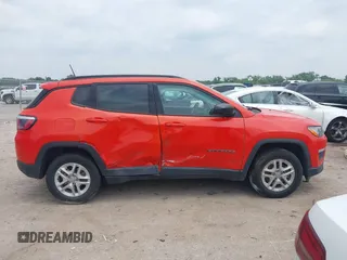 2018 Jeep Compass Sport with VIN 3C4NJCAB0JT461627, listed as a IAAI auction lot 42279936 with 126,930 mi miles and . Bid and sale history available at DreamBid. Image 13.