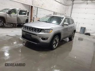 2020 Jeep Compass Limited with VIN 3C4NJDCB6LT148085, listed as a IAAI auction lot 41537903 with 55,878 mi miles and . Bid and sale history available at carsss.com. Image 17.