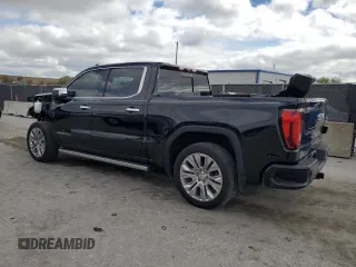 2022 GMC Sierra 1500 Limited Denali with VIN 1GTU9FEL6NZ144541, listed as a Copart auction lot 45967565 with 55,444 mi miles and Salvage Title. Bid and sale history available at carsss.com. Image 2.