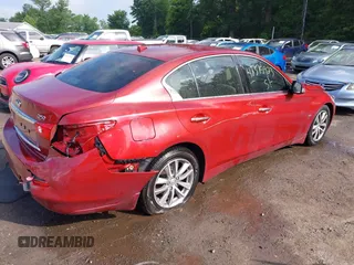 2016 Infiniti Q50 Premium with VIN JN1EV7AR9GM345224, listed as a IAAI auction lot 42375923 with 92,813 mi miles and . Bid and sale history available at DreamBid. Image 4.