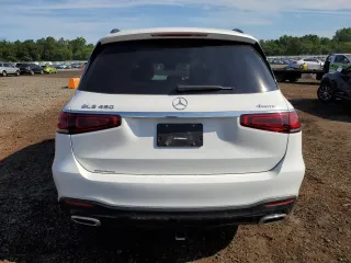 2022 Mercedes-Benz GLS with VIN 4JGFF5KE6NA604308, listed as a Copart auction lot 59585654 with 36,369 mi miles and Salvage Title. Bid and sale history available at carsss.com. Image 6.