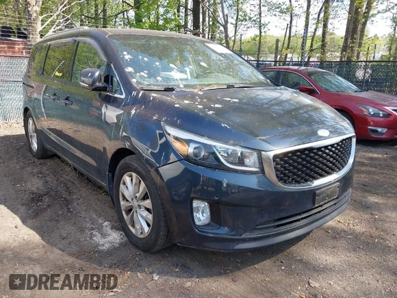 2017 Kia Sedona SX with VIN KNDMC5C11H6265352, listed as a IAAI auction lot 42080509 with 92,879 mi miles. Bid and sale history available at carsss.com. Image 1.