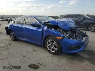 2018 Honda Civic Sedan LX with VIN 2HGFC2F59JH561781, listed as a Copart auction lot 47679925 with 60,950 mi miles and Non Repairable. Bid and sale history available at carsss.com. Image 4.