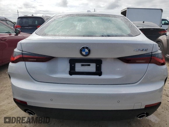 2024 BMW 4 Series 430i with VIN WBA63AV00RFS30435, listed as a Copart auction lot 74259624 with 1,616 mi miles and Non Repairable. Bid and sale history available at carsss.com. Image 6.
