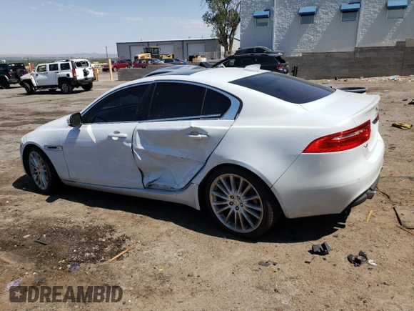 2017 Jaguar XE 35t First Edition with VIN SAJAH4BV0HA946894, listed as a Copart auction lot 58492854 with 76,141 mi miles and Salvage Title. Bid and sale history available at carsss.com. Image 2.