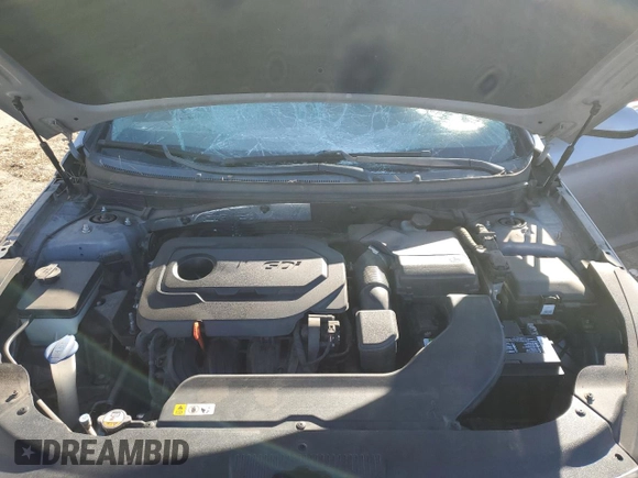 2015 Hyundai Sonata 2.4L SE with VIN 5NPE24AF7FH186609, listed as a Copart auction lot 46328055 with Not Provided miles and Salvage Title. Bid and sale history available at carsss.com. Image 11.