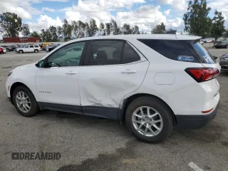 2022 Chevrolet Equinox LT with VIN 3GNAXKEV8NL195184, listed as a Copart auction lot 43875245 with 49,322 mi miles and Salvage Title. Bid and sale history available at DreamBid. Image 2.