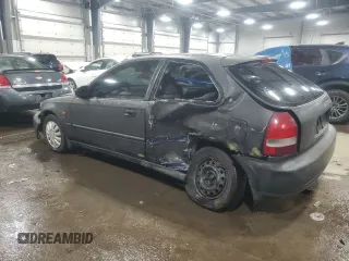 1999 Honda Civic CX with VIN 2HGEJ6329XH107560, listed as a Copart auction lot 43095495 with 245,457 mi miles and Salvage Title. Bid and sale history available at carsss.com. Image 2.