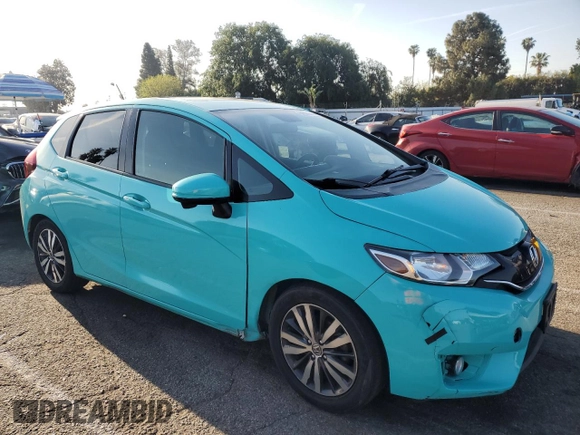 2015 Honda Fit EX-L with VIN 3HGGK5H83FM762505, listed as a Copart auction lot 52336565 with 100,085 mi miles and Clean Title. Bid and sale history available at carsss.com. Image 4.