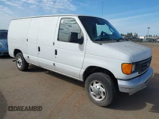 2007 Ford Econoline Cargo Commercial with VIN 1FTNE14W57DB11836, listed as a IAAI auction lot 41579750 with Not Provided miles and . Bid and sale history available at DreamBid. Image 1.