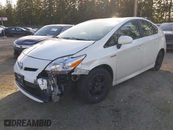 2015 Toyota Prius Four with VIN JTDKN3DU9F0471369, listed as a IAAI auction lot 41725887 with 161,489 mi miles. Bid and sale history available at carsss.com. Image 2.