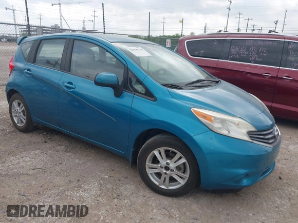 2014 Nissan Note SV with VIN 3N1CE2CP8EL383072, listed as a IAAI auction lot 42156718 with 79,085 mi miles and . Bid and sale history available at DreamBid. Image 1.