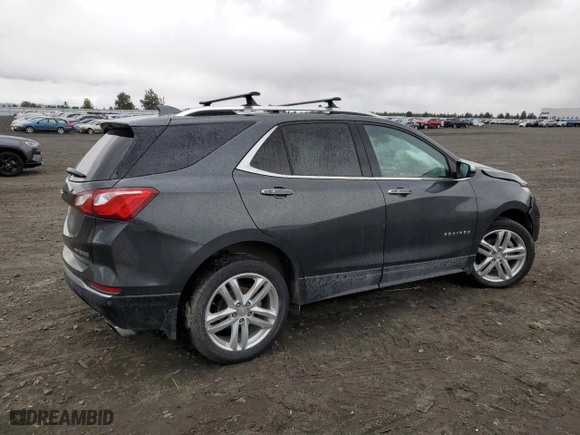 2018 Chevrolet Equinox Premier with VIN 3GNAXWEX8JL394898, listed as a Copart auction lot 50263935 with 0 mi miles and Salvage Title. Bid and sale history available at carsss.com. Image 3.