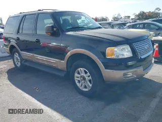 2003 Ford Expedition Eddie Bauer with VIN 1FMFU18L03LA54089, listed as a IAAI auction lot 41842194 with 33,834 mi miles. Bid and sale history available at carsss.com. Image 1.