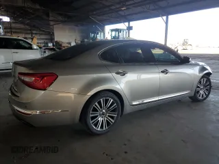 2014 Kia Cadenza Premium with VIN KNALN4D76E5165734, listed as a Copart auction lot 78521494 with 60,408 mi miles and Salvage Title. Bid and sale history available at carsss.com. Image 3.