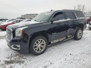 2018 GMC Yukon SLT Standard Edition with VIN 1GKS2DKC4JR358429, listed as a Copart auction lot 87167564 with 117,764 mi miles and Clean Title. Bid and sale history available at carsss.com. Image 1.