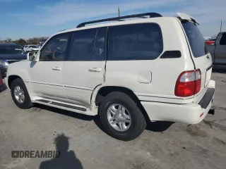2002 Lexus LX 470 z VIN JTJHT00W623514108, wystawiony jako Copart lot #88704265 z przebiegiem Nie podano mil oraz Tytuł czysty. Historia ofert i sprzedaży dostępna na DreamBid. Obrazek 2.