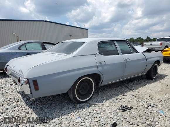 1971 Chevrolet Malibu с VIN 136691R18697, выставлен на аукционе Copart как лот 67020554 с пробегом 73 303 миль миль и Чистый • Clean title. История ставок и продаж доступна на DreamBid. Изображение 3.