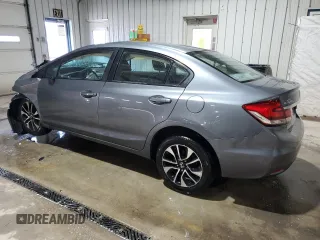 2013 Honda Civic EX with VIN 19XFB2F80DE080622, listed as a Copart auction lot 47538505 with Not Provided miles and Salvage Title. Bid and sale history available at DreamBid. Image 2.