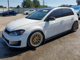 2016 Volkswagen Golf GTI SE with VIN 3VW5T7AU7GM047943, listed as a Copart auction lot 71943254 with 74,835 mi miles and Salvage Title. Bid and sale history available at carsss.com. Image 1.